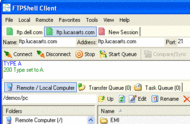 FTPShell Client screenshot